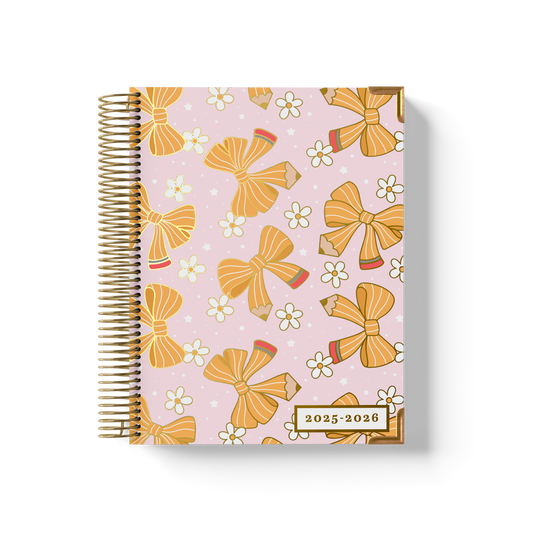 Pencil Bow - Teacher Planner by BERTEAU & Co. - Kool Products