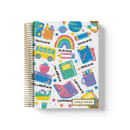 School Daze - Teacher Planner by BERTEAU & Co. - Kool Products