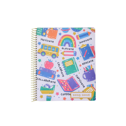 School Daze - Weekly Everyone™ Planner by BERTEAU & Co. - Kool Products