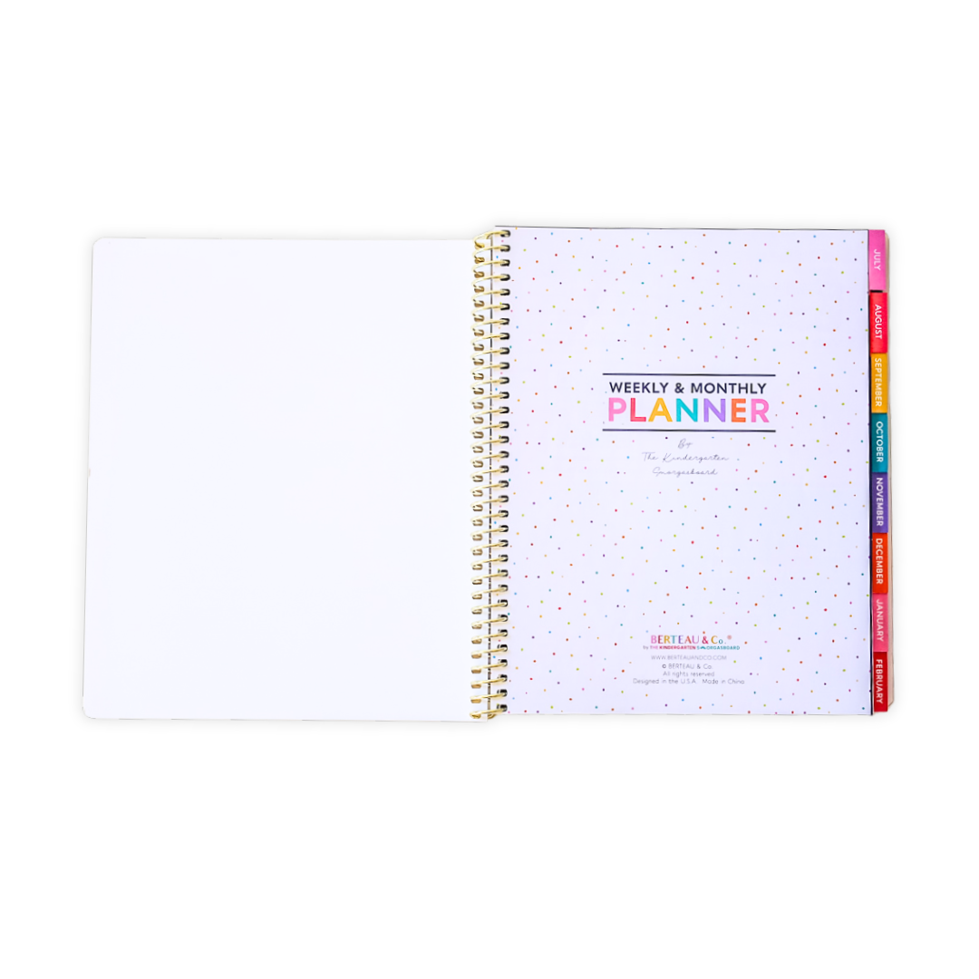 School Daze - Weekly Everyone™ Planner by BERTEAU & Co. - Kool Products