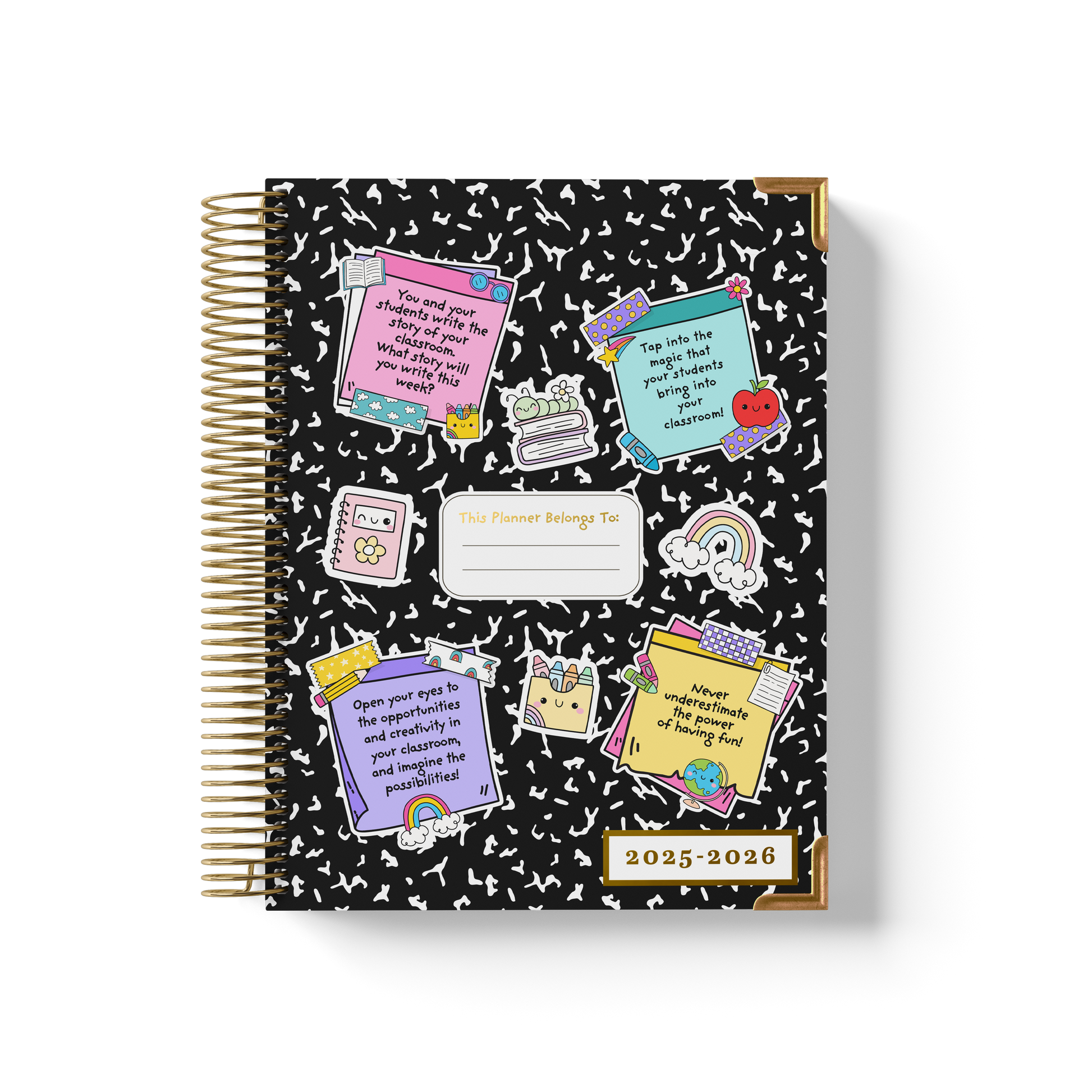 Stickerpalooza 2025 - Teacher Planner by BERTEAU & Co. - Kool Products