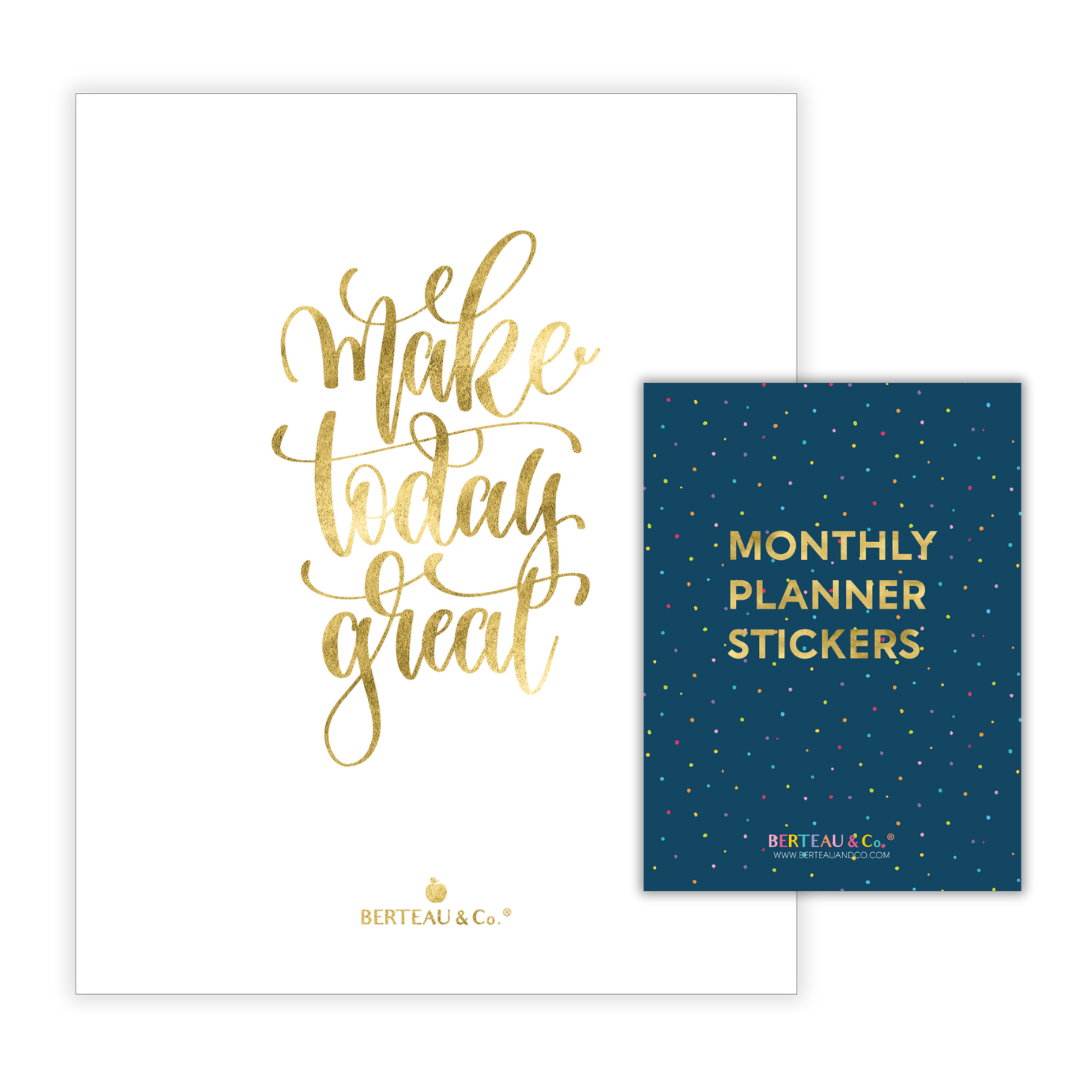 The Go Planner Insert & Sticker Book - Kool Products