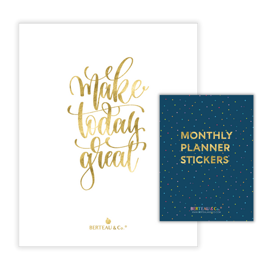 The Go Planner Insert & Sticker Book - Kool Products