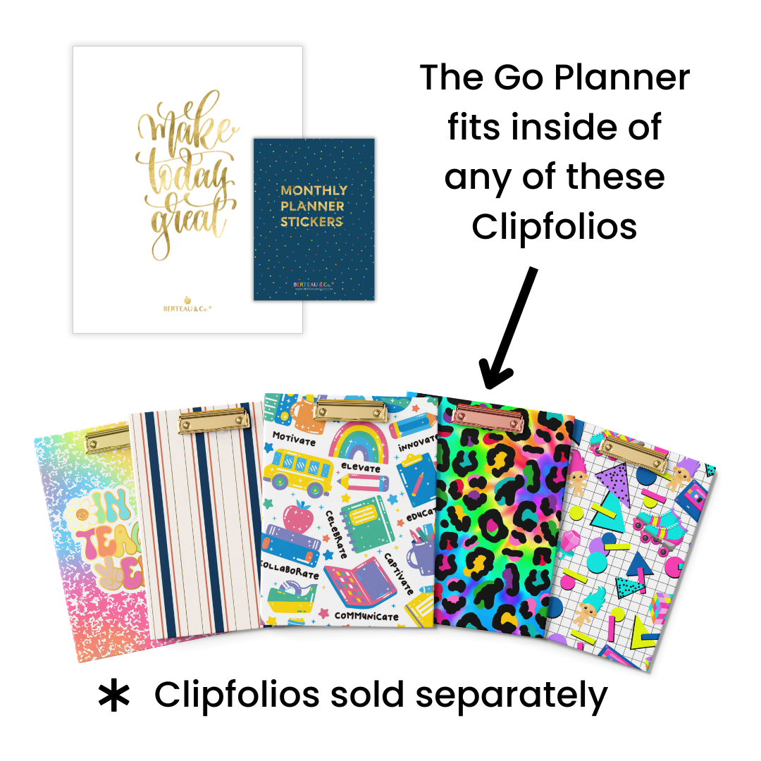 The Go Planner Insert & Sticker Book - Kool Products