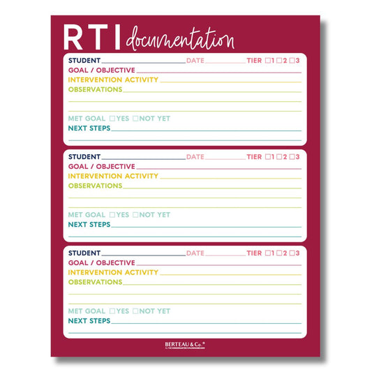 Notepad - RTI Documentation (Made of NCR Paper) - Kool Products