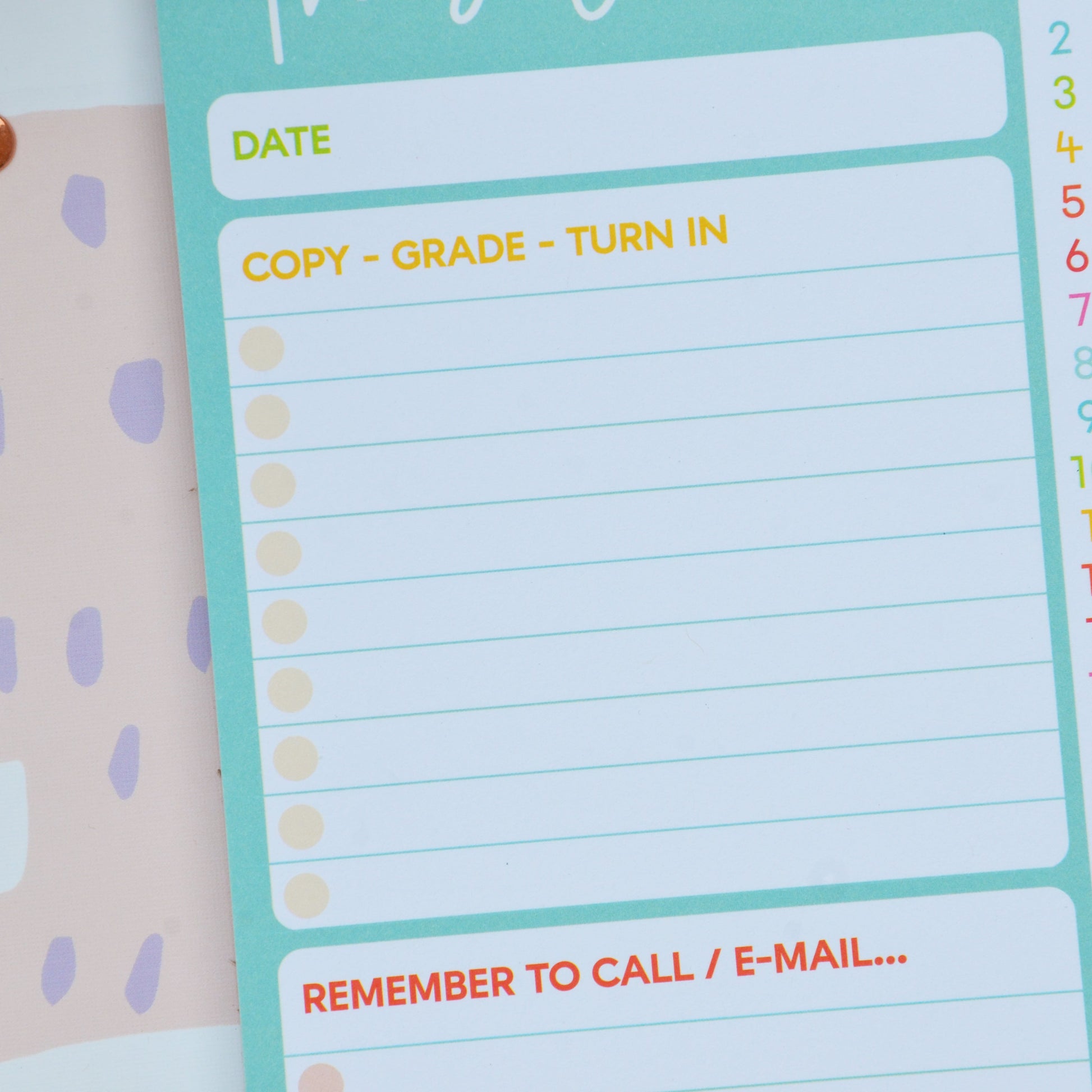 Notepad - This Week in My Classroom - Teacher's Weekly Notepad - Kool Products