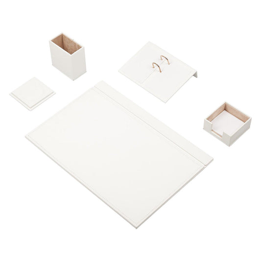 MOOG Leather Desk Set -  5 PCS - Kool Products