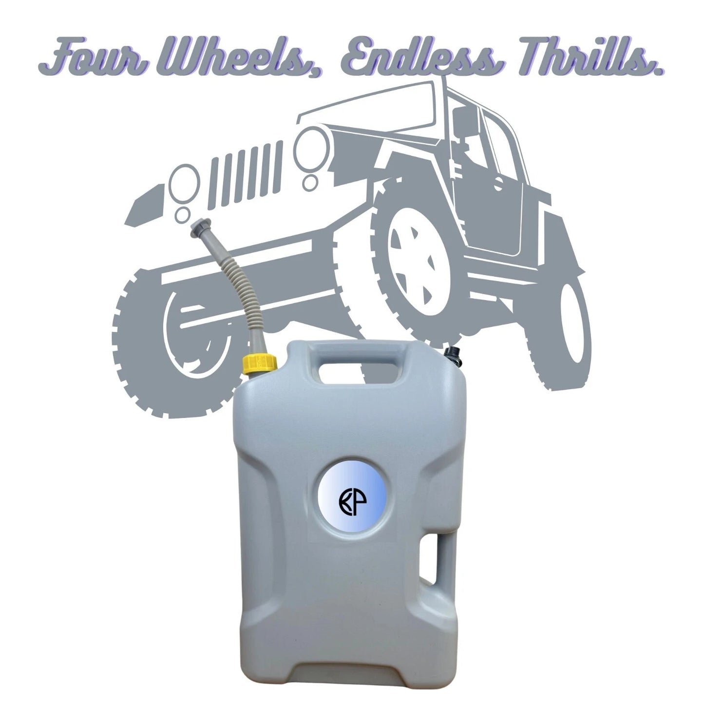 KP 5-Gallon Utility & Watering Can – Leak-Proof, BPA-Free | Multiple Colors & Bulk Packs