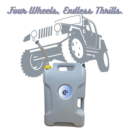 KP 5-Gallon Utility & Watering Can – Leak-Proof, BPA-Free | Multiple Colors & Bulk Packs