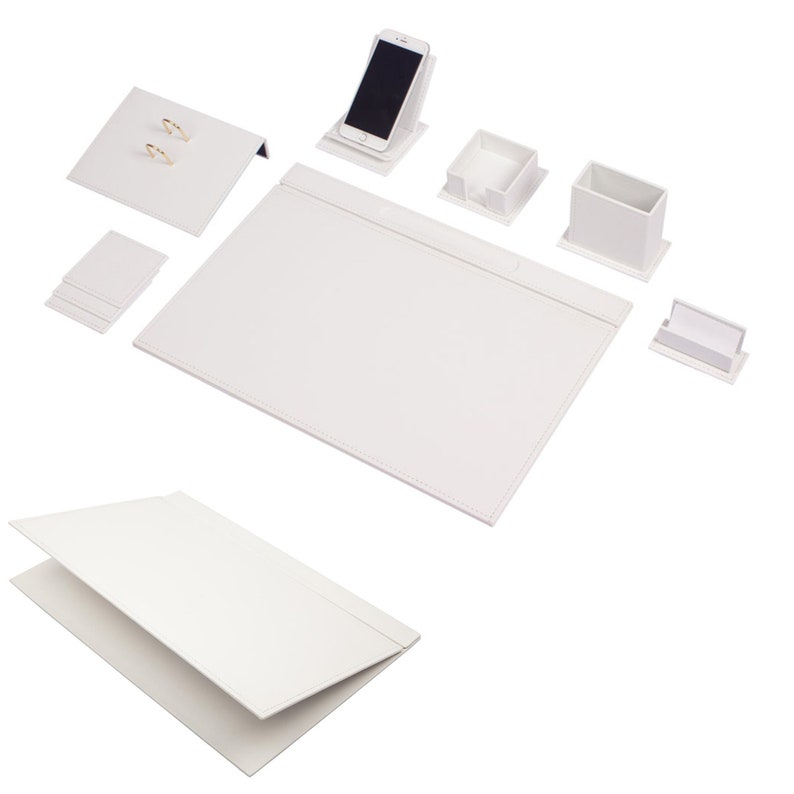 MOOG Luxury Desk Set-9 Accessories- Green - 9 PCS - Kool Products
