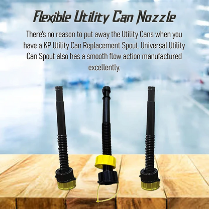 Extra-Long Gas Nozzle – Universal, No-Spill Pour - Kool Products