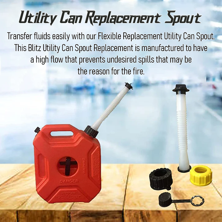 Gas Spout Kit – No Spill, Flexible Pour (3-Pack) - Kool Products