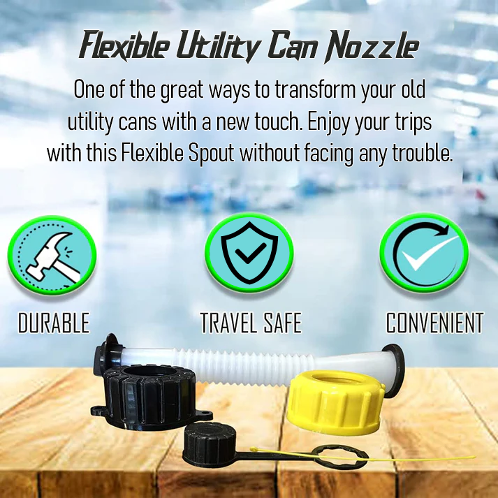 Gas Spout Kit – No Spill, Flexible Pour (3-Pack) - Kool Products