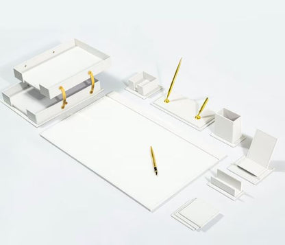 MOOG Classic Desk Organizer - White - 12 PCS - Kool Products