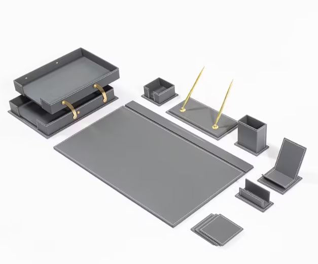 MOOG Classic Desk Organizer - White - 12 PCS - Kool Products