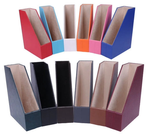 MOOG Faux Leather Magazines Holder- File Organizer - Kool Products