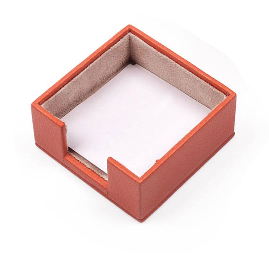 MOOG Leather Desk Set-4 Accessories- Brown - 4 PCS - Kool Products