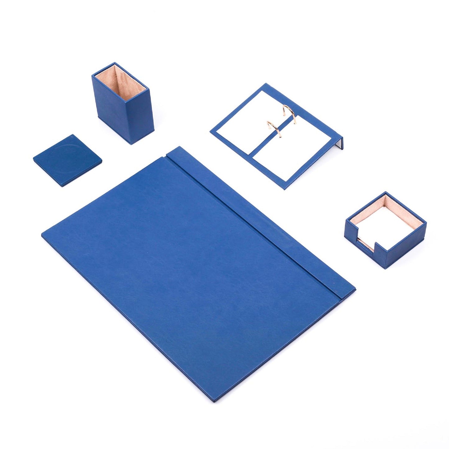 MOOG Leather Desk Set -  5 PCS - Kool Products