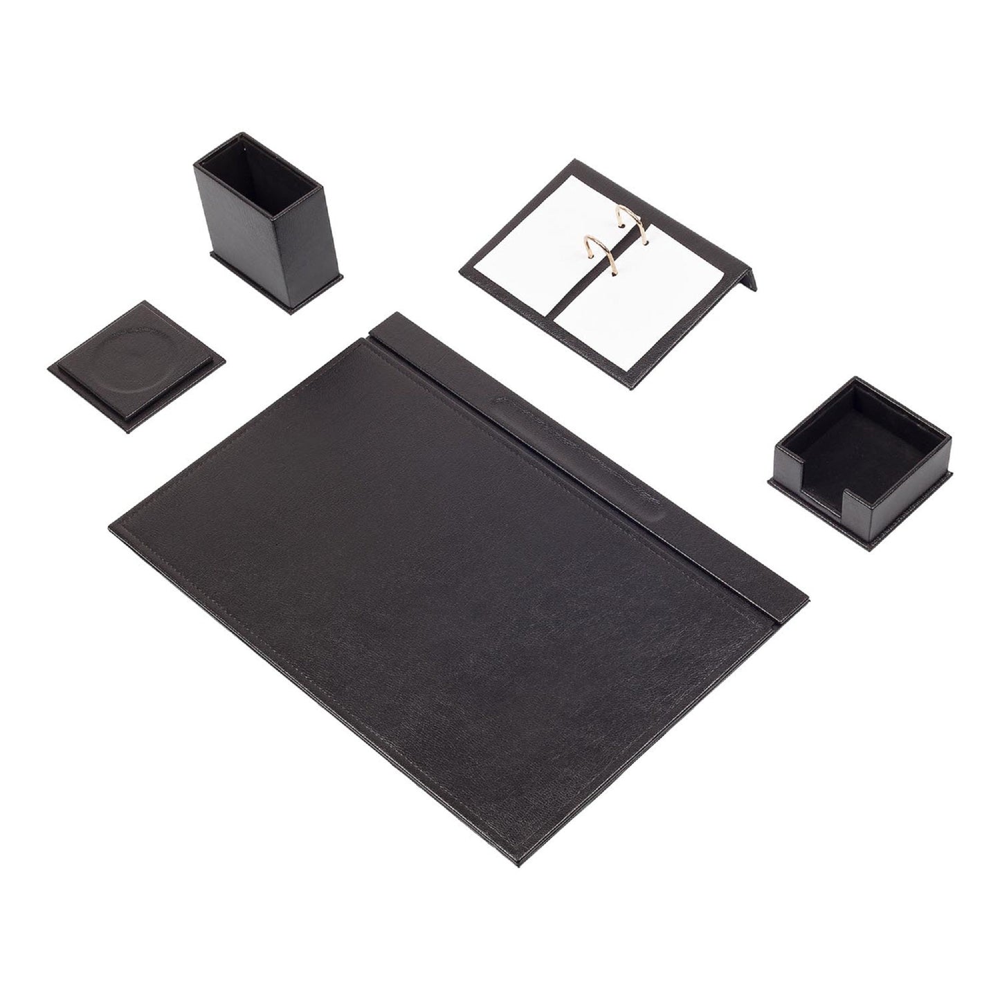 MOOG Leather Desk Set -  5 PCS - Kool Products