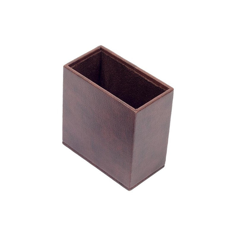 MOOG Leather Desk Set - Double Document Tray- Brown - 10 PCS - Kool Products