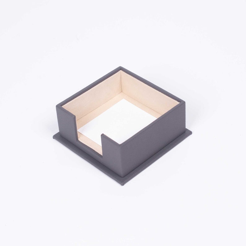 MOOG Leather Desk Set - Double Document Tray- Gray - 10 PCS - Kool Products