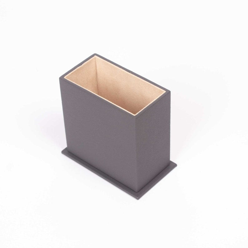 MOOG Leather Desk Set - Double Document Tray- Gray - 10 PCS - Kool Products