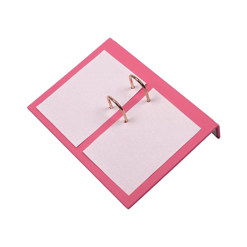 MOOG Leather Desk Set - Double Document Tray- Pink - 10 PCS - Kool Products