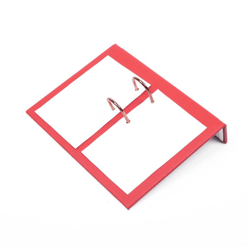 MOOG Leather Desk Set - Double Document Tray- Red - 10 PCS - Kool Products