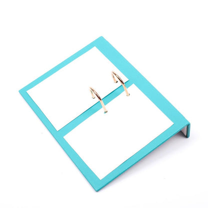 MOOG Leather Desk Set - Double Document Tray- Turquoise - 10 PCS - Kool Products