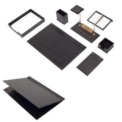 MOOG Leather Desk Set - Single Document Tray- White - 10 PCS - Kool Products