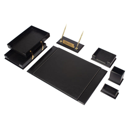 MOOG Wooden Prestige Desk Set -Blackrose- 8 PCS - Kool Products