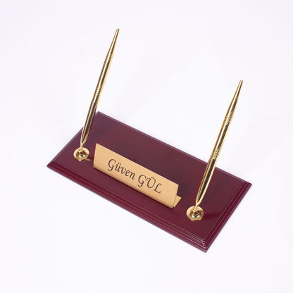 MOOG Wooden Prestige Desk Set -Burgundy- 8 PCS - Kool Products