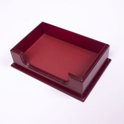 MOOG Wooden Prestige Desk Set -Burgundy- 8 PCS - Kool Products