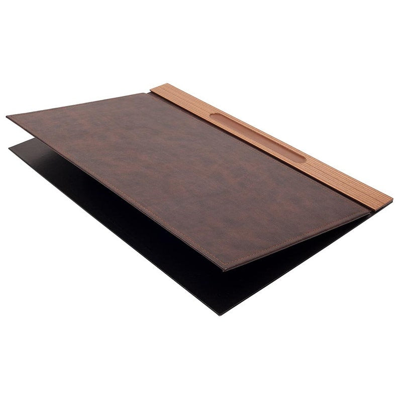 MOOG Zebrona Leather Desk Set-Black- 11 PCS - Kool Products