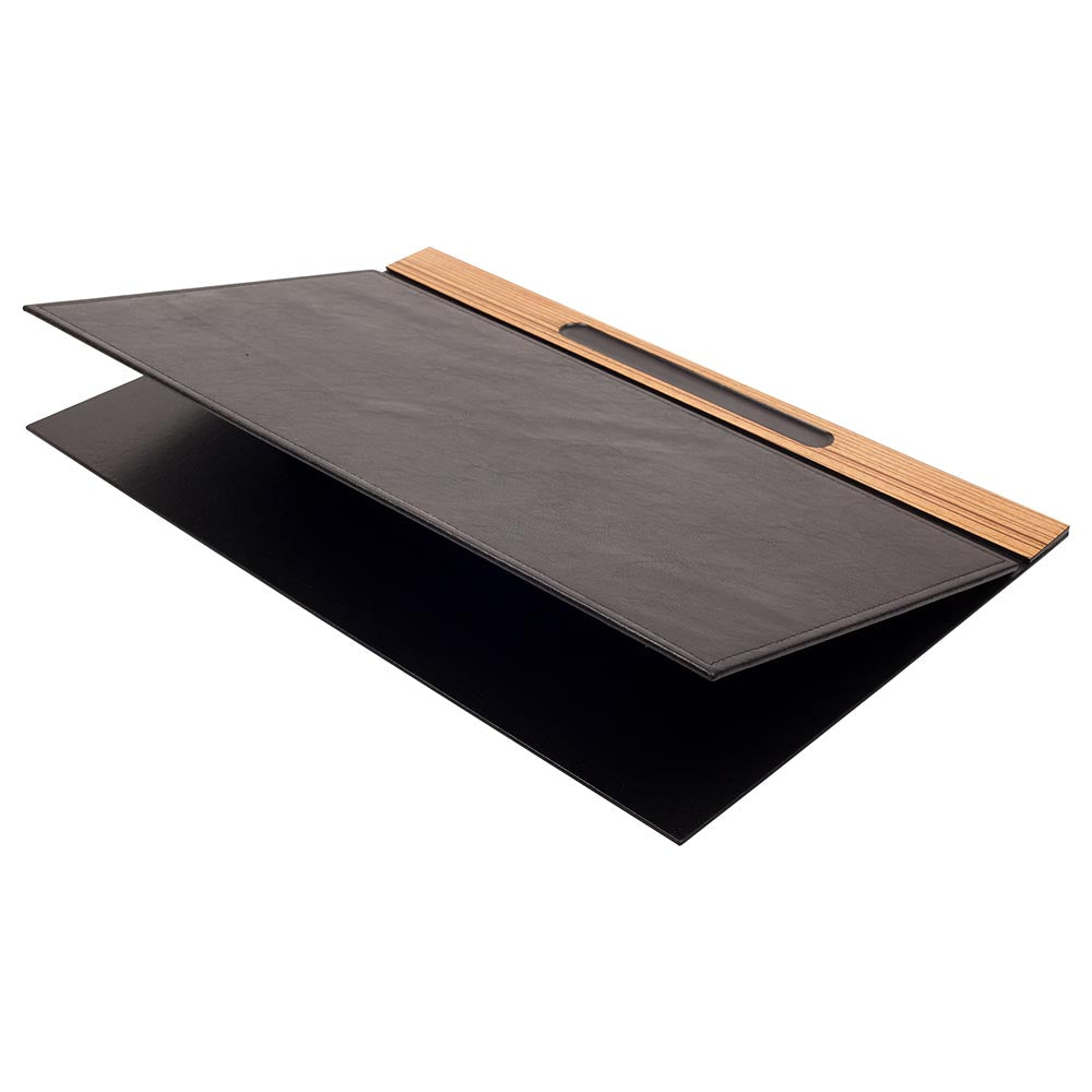 MOOG Zebrona Leather Desk Set-Brown- 11 PCS - Kool Products