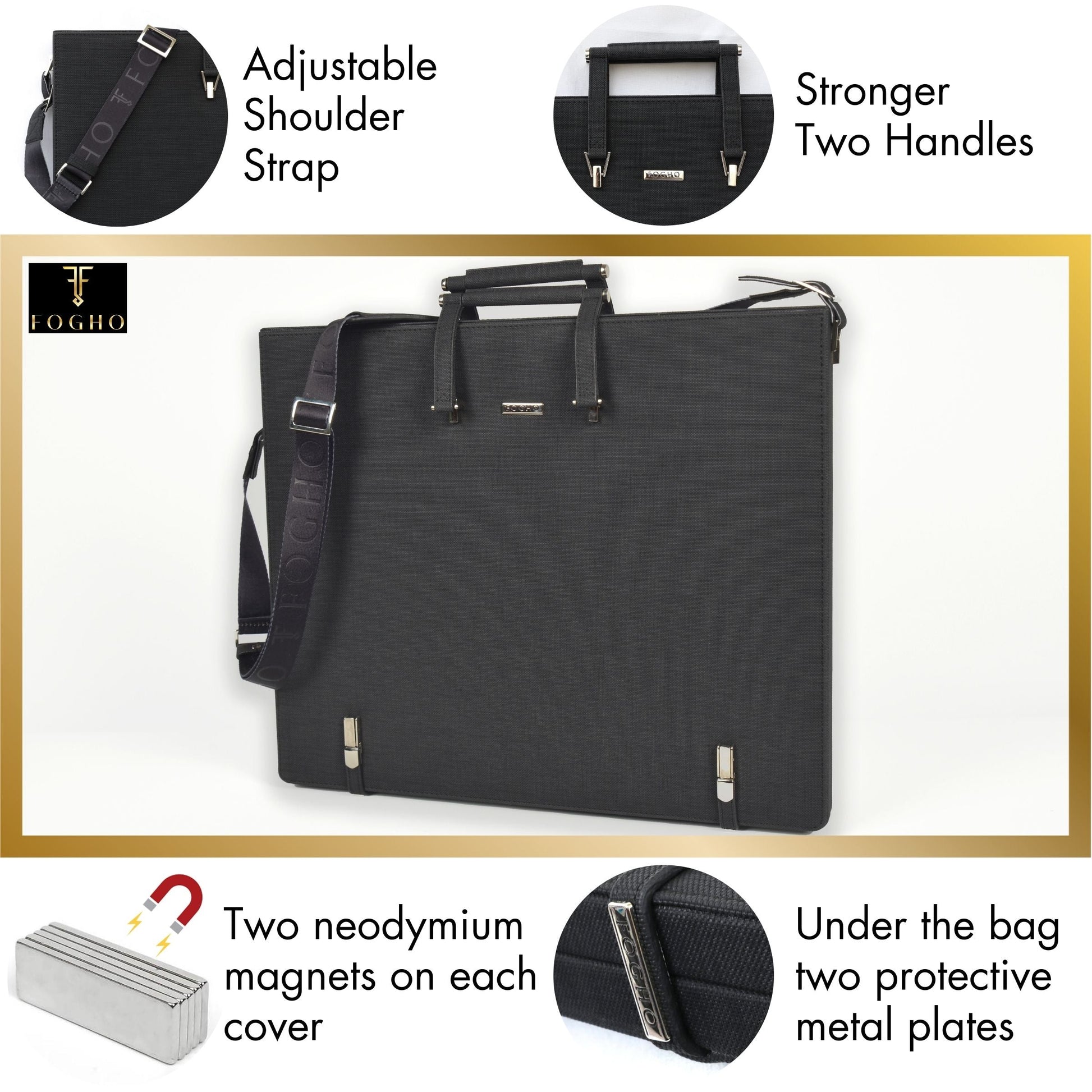 Leather Binder Leather Portfolio Gifts For Painters - Portfolio Binder- Art Supplies Organizer - Kool Products