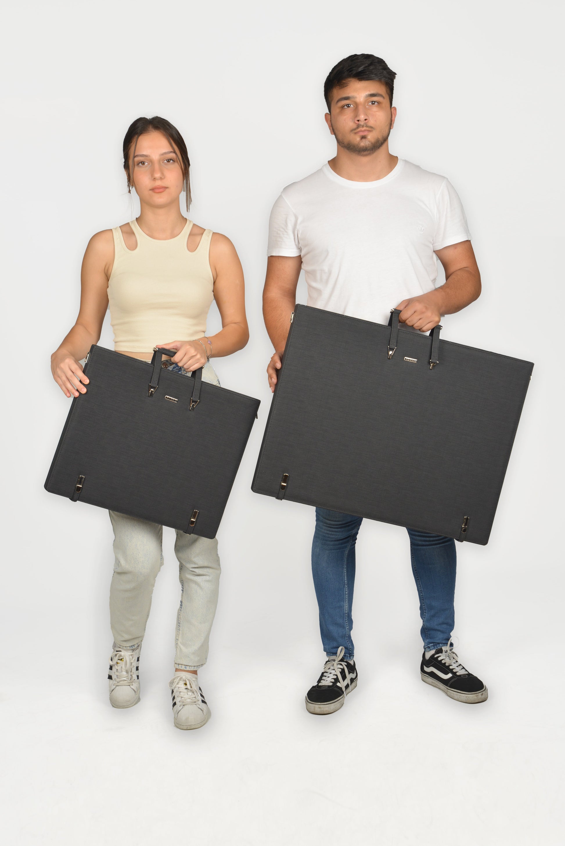 Leather Binder Leather Portfolio Gifts For Painters - Portfolio Binder- Art Supplies Organizer - Kool Products