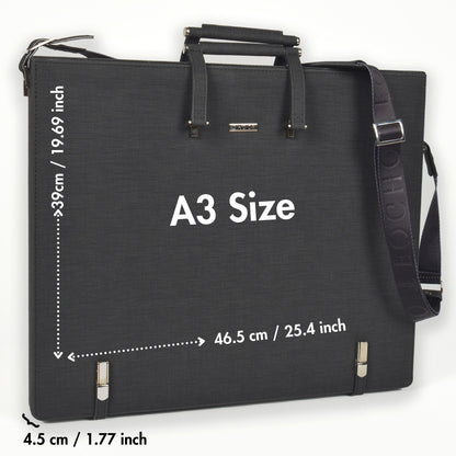 Leather Binder Leather Portfolio Gifts For Painters - Portfolio Binder- Art Supplies Organizer - Kool Products