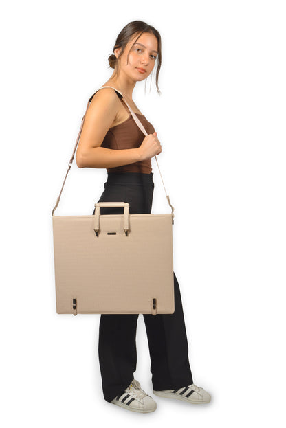 Leather Binder Leather Portfolio Gifts For Painters - Portfolio Binder- Art Supplies Organizer - Kool Products