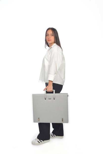 Leather Binder Leather Portfolio Gifts For Painters - Portfolio Binder- Art Supplies Organizer - Kool Products