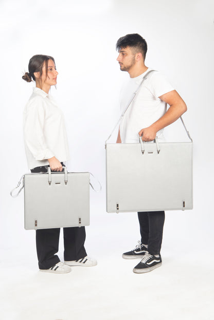 Leather Binder Leather Portfolio Gifts For Painters - Portfolio Binder- Art Supplies Organizer - Kool Products