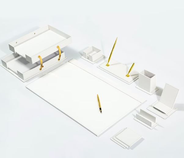 MOOG Classic Desk Organizer - Cream- 12 PCS - Kool Products