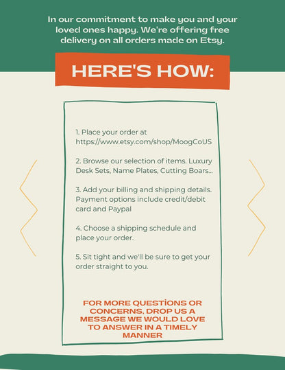 MOOG Personalized Glass Desk Name Plate - Kool Products