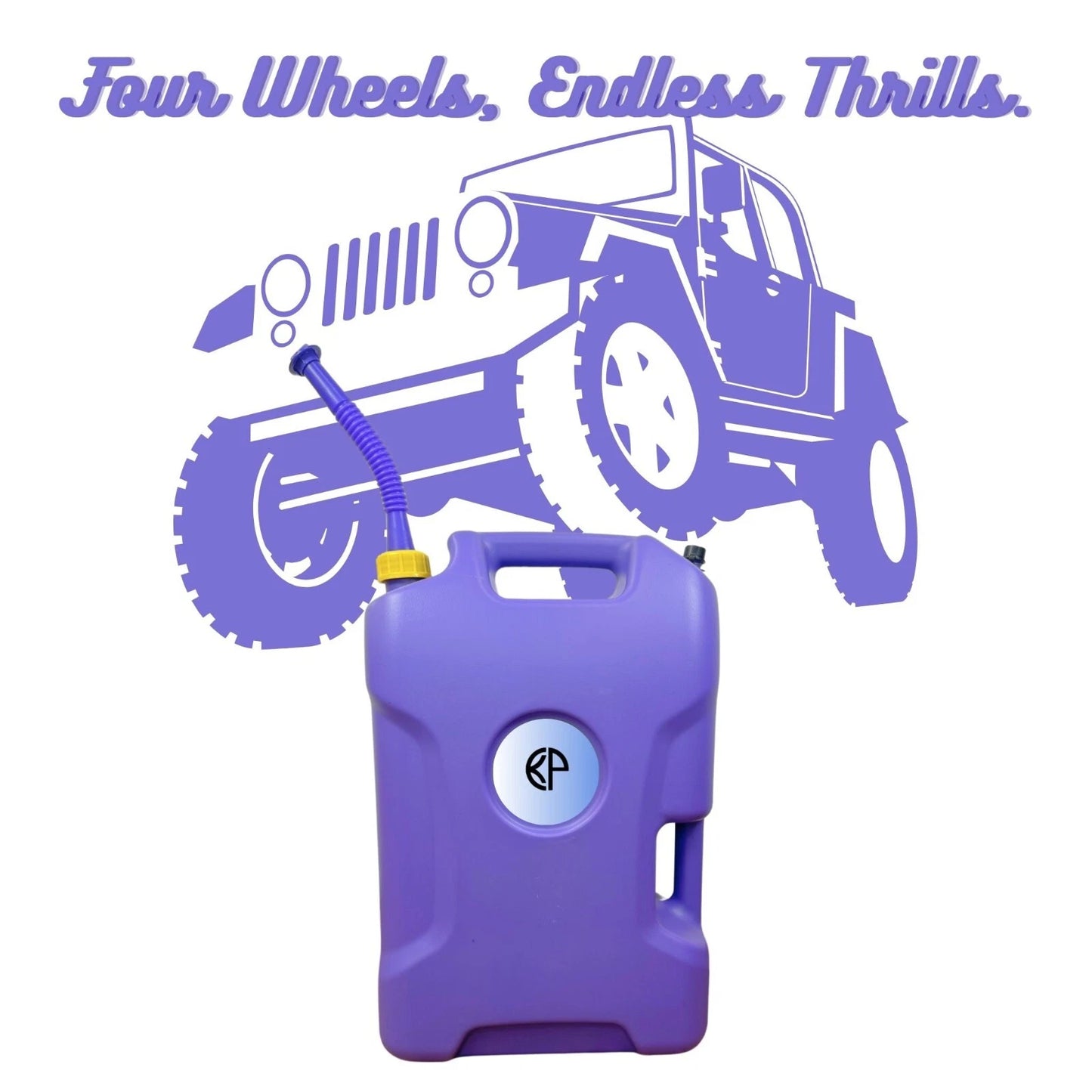 KP 5-Gallon Utility & Watering Can – Leak-Proof, BPA-Free | Multiple Colors & Bulk Packs