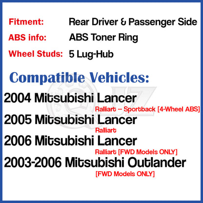 HA590246 - Rear Wheel Hub Bearing Assembly - Kool Products
