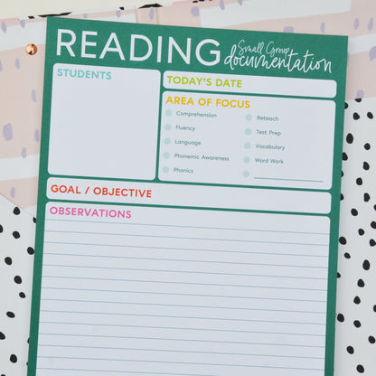 Notepad - Small Group Reading Documentation - Kool Products