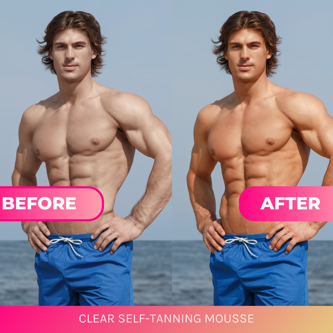 MAN TAN CLEAR SELF TANNING MOUSSE - Kool Products