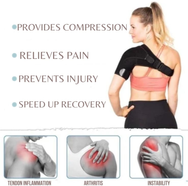 Shoulder Brace - shoulder brace for women - shoulder brace for men - rotator cuff brace - shoulder support - shoulder compression sleeve - shoulder rehab - orthopedic brace 19.99 freeshipping - Kool Products