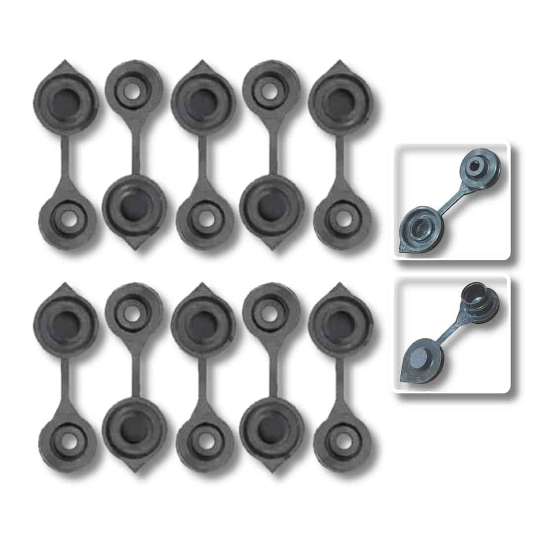 Ten Replacement Black Vent Caps Made to Fit Any Fuel / Gas / Water Can w/ Vent 8.54 freeshipping - Kool Products