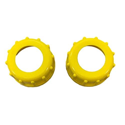 2 Aftermarket Yellow Midwest CAN Style Screw Cap Collar 8.49 freeshipping - Kool Products